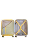 Valise cabine rigide extensible Mickey Magic 55 cm Mickey Flower Yellow
