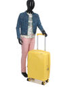 Valise cabine rigide extensible Mickey Magic 55 cm Mickey Flower Yellow