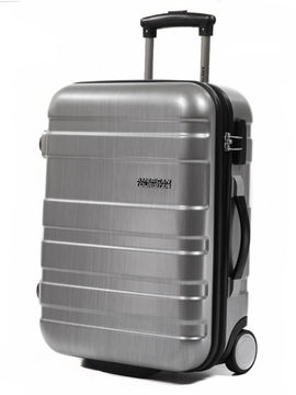 Valise cabine rigide Pasadena 50 cm - 2 roues Brushed Silver
