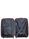 Valise rigide Prismo II 82 cm Rouge