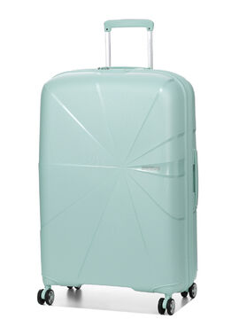 Valise rigide extensible Starvibe 77 cm Metallic Surf Blue