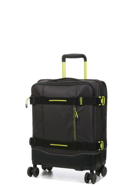 Valise cabine souple Urban Track Coated S 55 cm Black/Lime