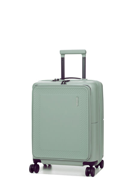 Valise cabine rigide extensible Daspop 55 cm - Poche Frontale Iceberg Green