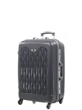 Valise rigide Malte 65 cm Gris fonc�
