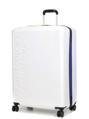 Valise Benetton United 75.5 cm Blanc