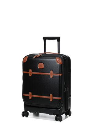 Valise Bric's Bellagio S 55 cm - Poche Frontale Noir Marron