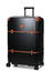 Valise rigide extensible Bellagio L 76 cm Noir Marron Noir Marron