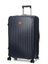 Valise rigide extensible Taormina L 75 cm Bleu Bleu