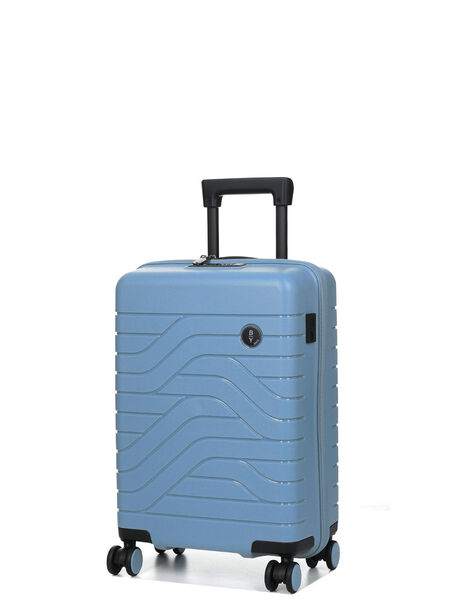 Valise cabine rigide Be Young Ulisse Slim 55 cm Bleu Gris