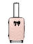 Valise rigide Gar�onnette Bow Tie 66 cm Rose