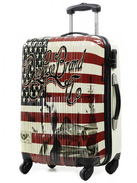 Valise rigide USA Flag 60 cm
