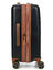 Valise cabine rigide extensible Cadence 55 cm Noir/Marron Noir/Marron