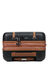 Valise cabine rigide extensible Cadence 55 cm Noir/Marron Noir/Marron