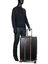 Valise rigide extensible Cadence 76 cm Noir/Marron