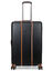 Valise rigide extensible Cadence 76 cm Noir/Marron