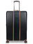 Valise rigide extensible Cadence 81.5 cm Noir/Marron