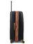 Valise rigide extensible Cadence 81.5 cm Noir/Marron