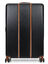 Valise rigide extensible Cadence 81.5 cm Noir/Marron