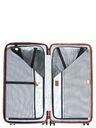 Valise rigide extensible Cadence Trunk 80 cm Noir/Marron Noir/Marron