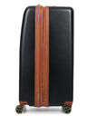 Valise rigide extensible Cadence Trunk 80 cm Noir/Marron Noir/Marron