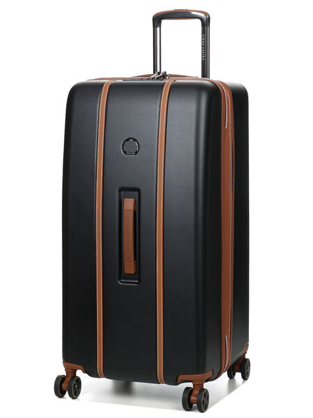 Valise rigide extensible Cadence Trunk 80 cm Noir/Marron