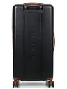 Valise rigide extensible Cadence Trunk 80 cm Noir/Marron Noir/Marron