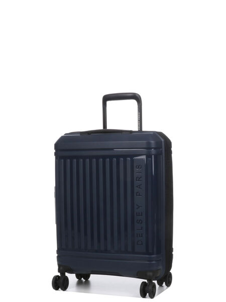Valise cabine rigide extensible Lutece SE Slim 54 cm Bleu