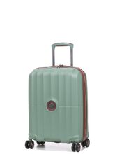 Valise Delsey Carrousel 2 Slim 55 cm Vert sauge