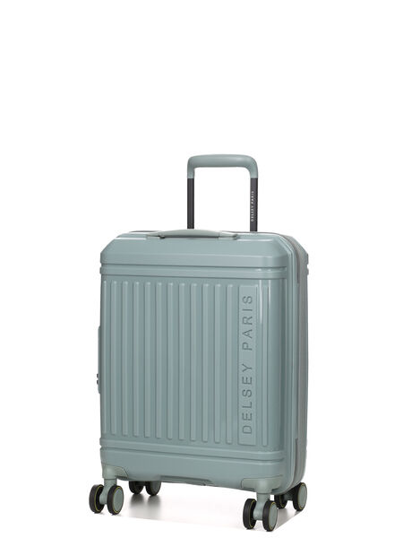 Valise cabine rigide extensible Lutece Slim 55 cm Vert sauge