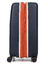 Valise rigide extensible Roland Garros Cadence 66 cm Bleu