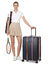 Valise rigide extensible Roland Garros Cadence 66 cm Bleu