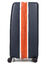 Valise rigide extensible Roland Garros Cadence 76 cm Bleu