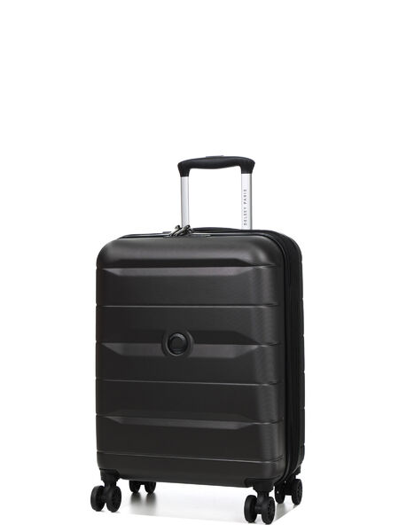 Valise cabine rigide Comete 4 Slim 55 cm Noir