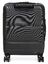 Valise cabine rigide Comete 4 Slim 55 cm Noir Noir