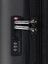 Valise cabine rigide Comete 4 Slim 55 cm Noir Noir