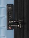 Valise cabine rigide extensible Longitude Slim + 55 cm Bleu Bleu