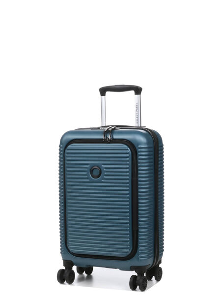 Valise cabine rigide extensible Freestyle 55 cm - Ouverture Frontale Bleu