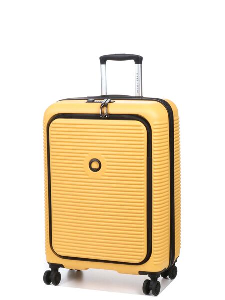 Valise rigide extensible Freestyle 66 cm - Ouverture Frontale Jaune