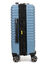 Valise cabine rigide extensible Caumartin Plus Slim 55 cm Bleu Zinc