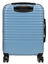 Valise cabine rigide extensible Caumartin Plus Slim 55 cm Bleu Zinc