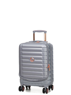 Valise Delsey Shadow 5.0 - 55 cm - Poche Frontale Platine
