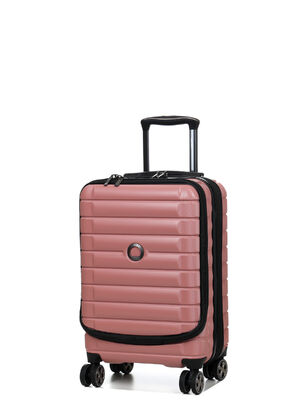 Valise Delsey Shadow 5.0 - 55 cm - Poche Frontale Rose Cendre