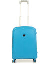 Valise cabine rigide Belfort Plus Slim 55 cm Bleu vert