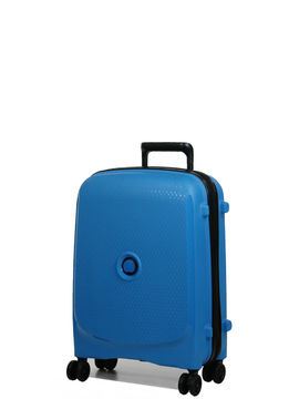 Valise cabine rigide Belmont Plus Slim 55 cm Bleu cyan