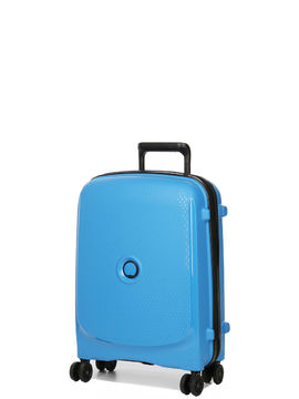 Valise cabine rigide Belmont Plus Slim 55 cm Bleu mtallique