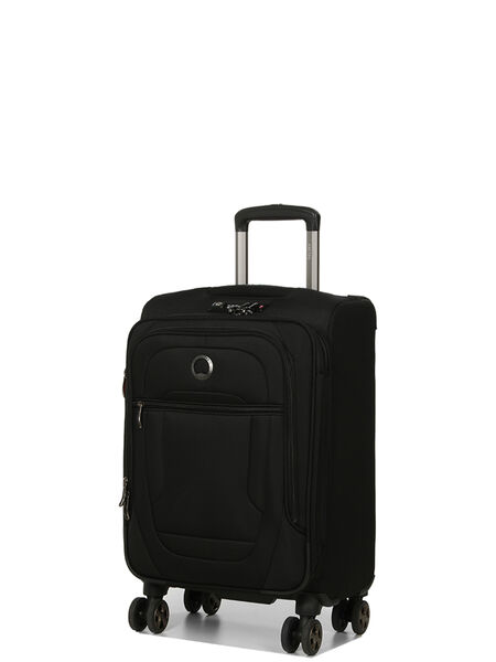 Valise cabine souple extensible Helium DLX 55 cm Noir