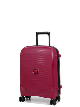 Valise cabine rigide Belmont Plus Slim 55 cm Framboise