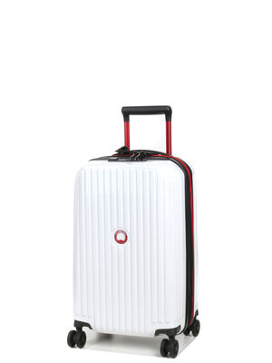Valise Delsey x Alfa Romeo F1 Securitime Zip 55 cm Blanc