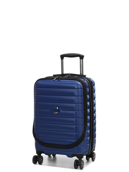 Valise cabine rigide extensible Shadow 5.0 - 55 cm - Poche Frontale Bleu