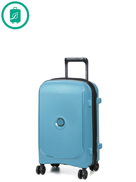 Valise cabine rigide extensible Belmont Plus Eco 55 cm Bleu Zinc